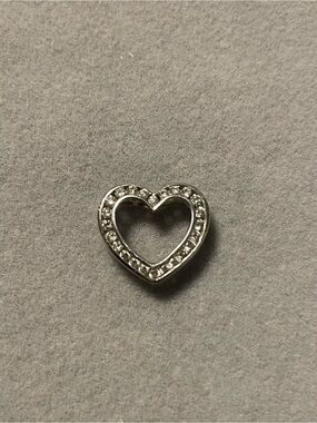 Diamond Heart 14k White Gold Pendant